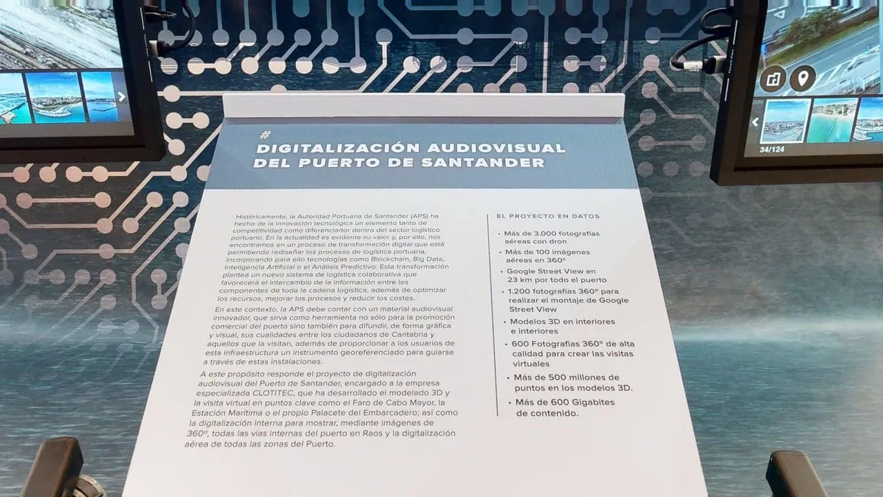 Panel con las cifras del proyecto de digitalización audiovisual