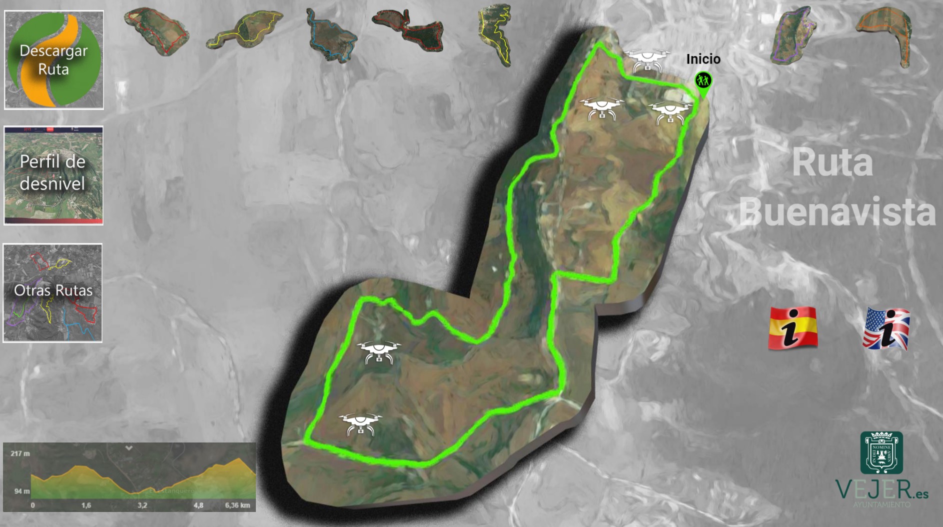 rutas en vejer de la frontera